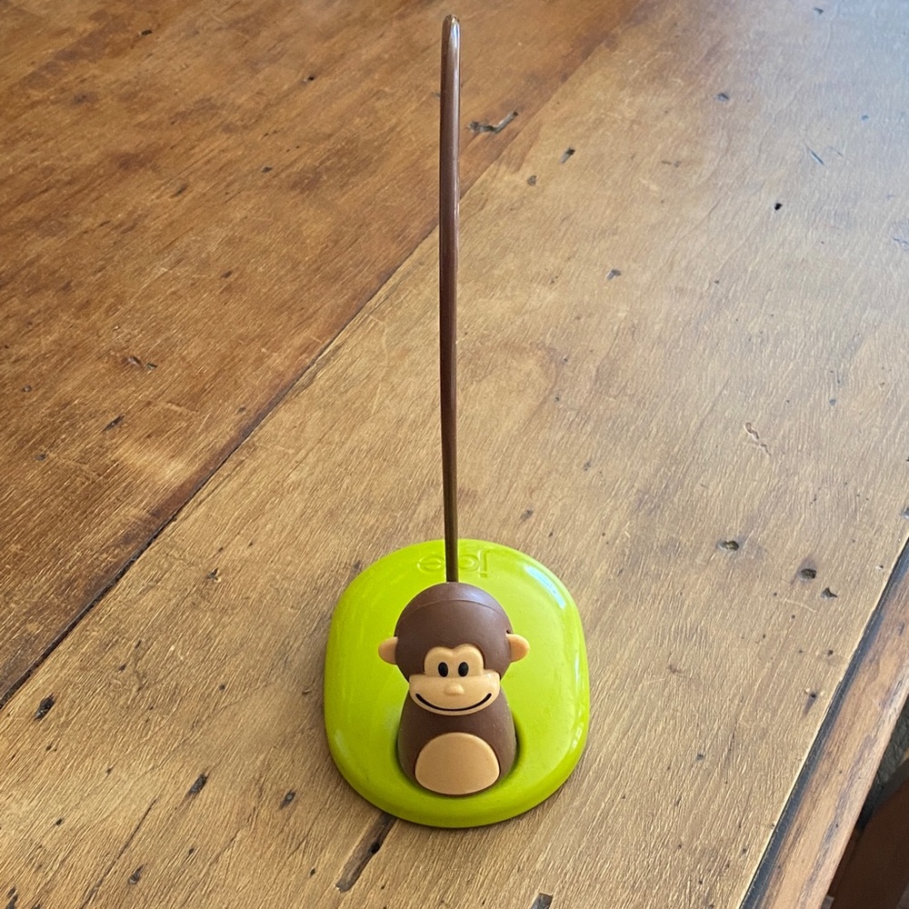 Joie Monkey Banana holder with Brown and Green Base